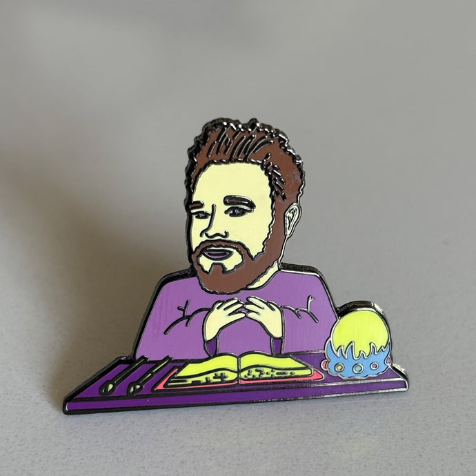 SIMON GIBSON - THE WIZARD'S BOY ENAMEL PIN