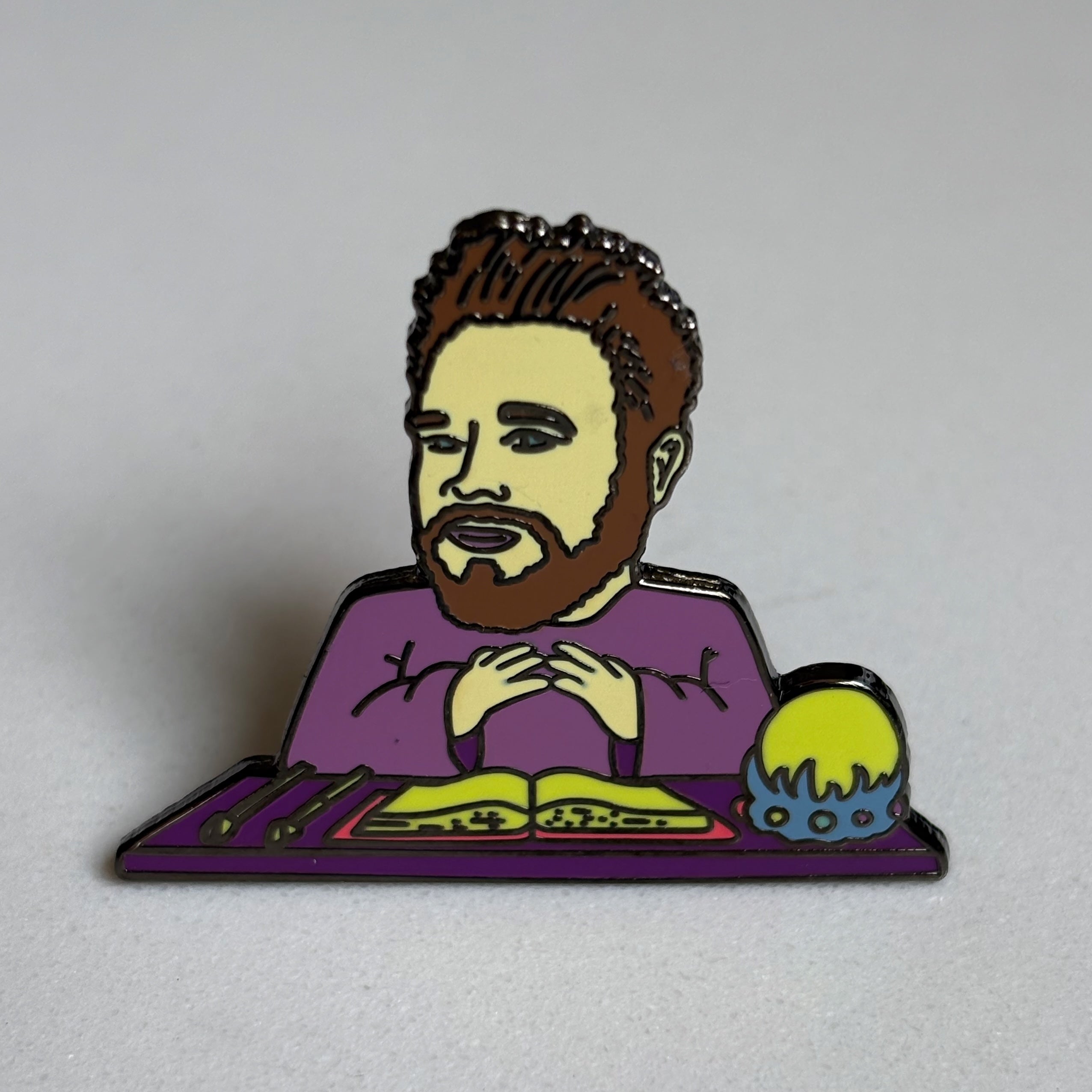 Load image into Gallery viewer, SIMON GIBSON - THE WIZARD&#39;S BOY ENAMEL PIN