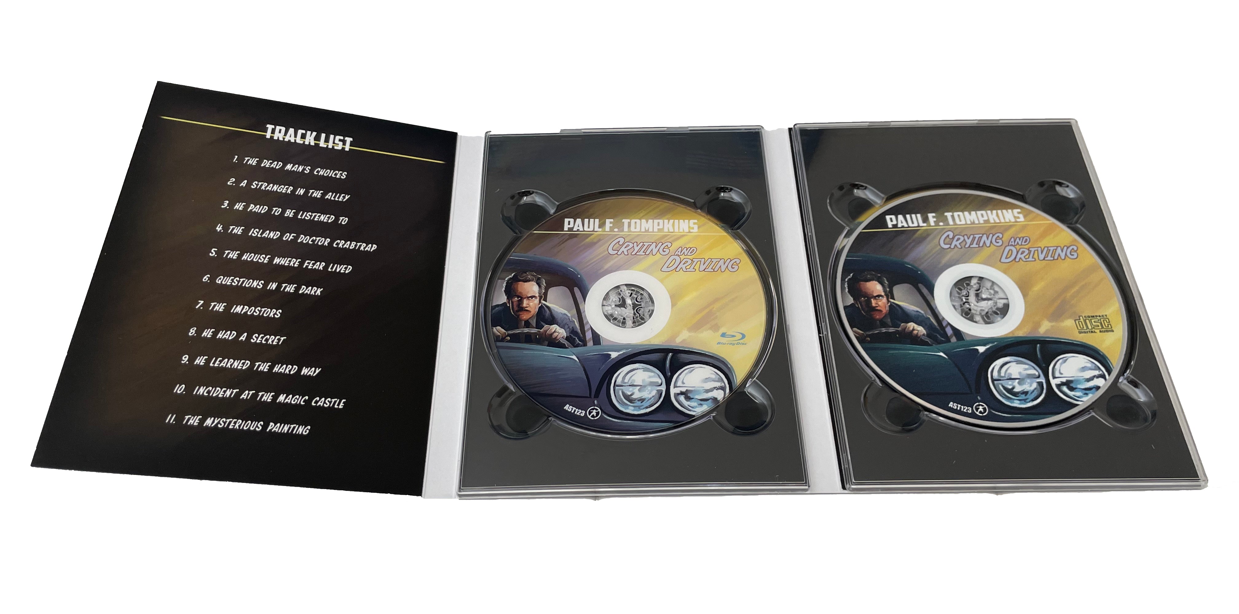 Load image into Gallery viewer, PAUL F. TOMPKINS - CRYING AND DRIVING - BLU-RAY AND CD