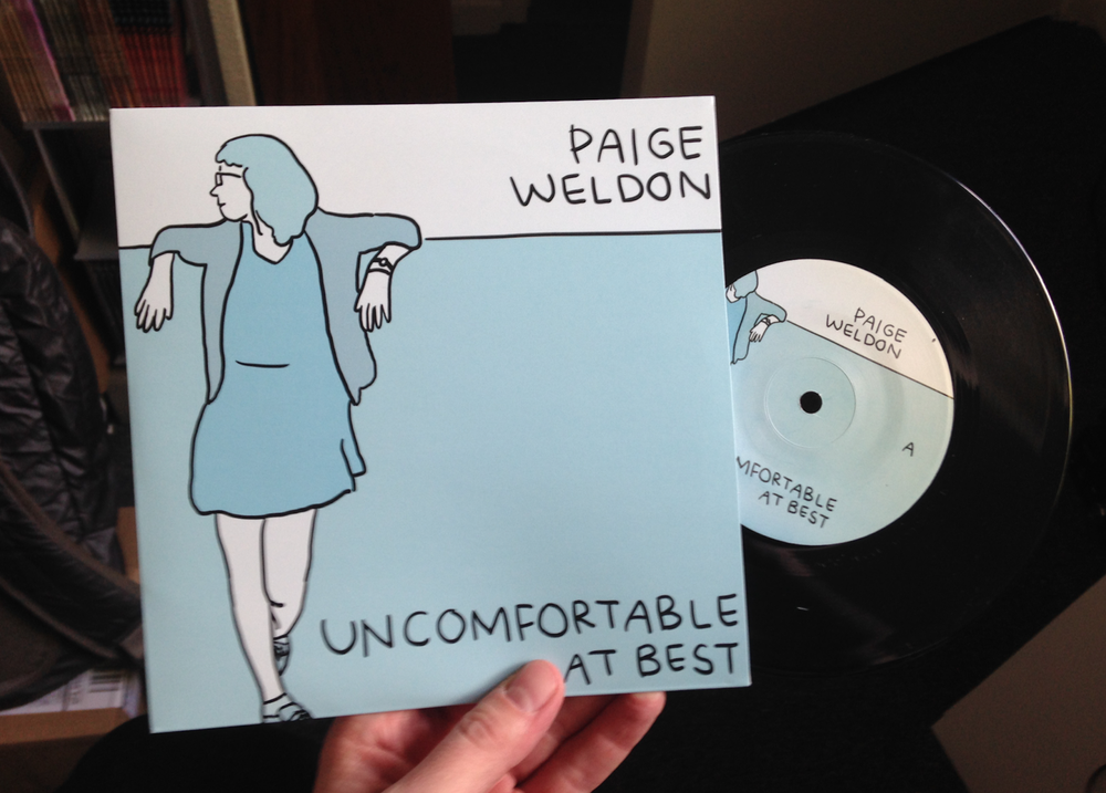 Load image into Gallery viewer, PAIGE WELDON - UNCOMFORTABLE AT BEST - 7&quot; VINYL
